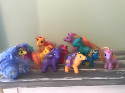 Lot of 11 Generic Ponies & Unicorns