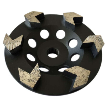 High Performance Diamond Grinding Wheels for Concrete, Arrow or S Segments