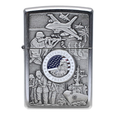 Zippo Joined Forces U.S.A Lighter | Winddicht & Bijvulbaar