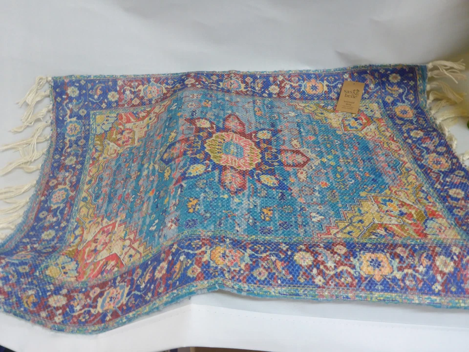 Ковер Sass & Belle Esme с принтом Grandmillenial переработанный спальня комната 60 x 120 см - Изображение 3 из 4