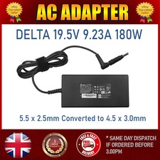 Image of FOR MSI KATANA GF66 180W (19.5V, 9.23A) DELTA AC ADAPTER CHARGER 4.5MMX3.0MM PIN