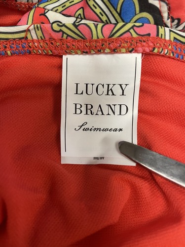 Lucky Brand Hipster Bikini Bottom M Multicolor Geometric New MSRP $54 - Picture 7 of 8