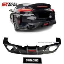 Real Carbon Fiber Rear Bumper Lip Diffuser W/LED Fits For 2019-2025 BMW G29 Z4