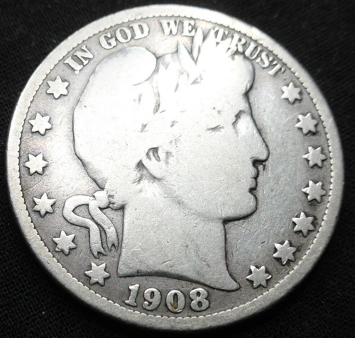 1908-O Barber Half Dollar - Good Details