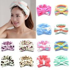 Coral Fleece Soft Elastic Hair Ribbon SPABath Shower Wash Face Headband Headwear
