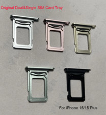 SIM Card Holder Tray Replacement For iPhone 15 / 15 Plus Single Nano Sim Card