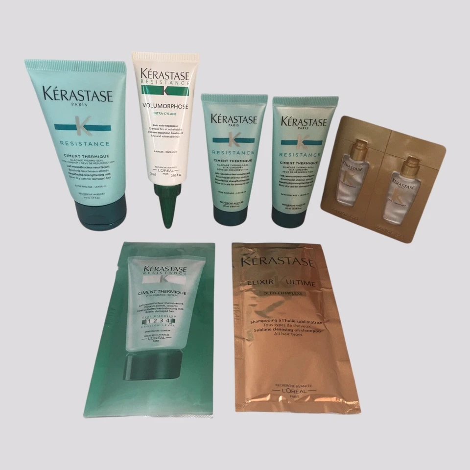 Kérastase Resistance - Shampoo, Resurfacing Strengthening Milk, Hair Oil SAMPLES - Image 4 of 4