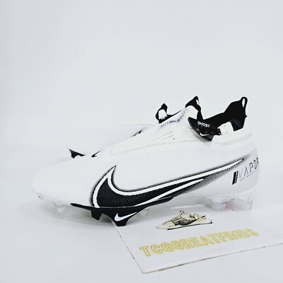 Nike Vapor Edge Elite 360 Flyknit Mens Football Cleats Size 13 White Black Amazon.com | Nike Vapor Edge Elite 360 Flyknit (W) CV6317  main image 4