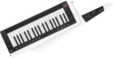 KORG RK-100S 2 WH GLOSS WHITE KEYTAR SYNTHESIZER SHOULDER KEYBOARD 37-KEY W/CASE