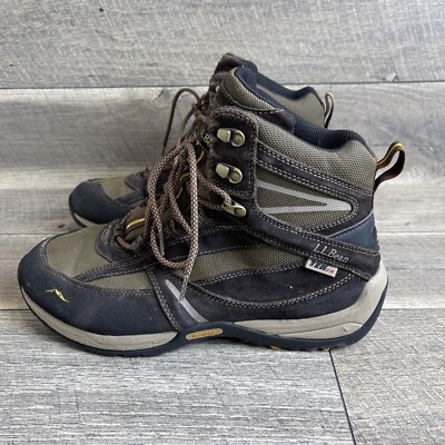 LL Bean Men\'s Tek 2.5 Trail Hiking Shoes - Size 8.5 Wide L.L.Bean Tek 2.5 North Peak Waterproof Trail Black Blue Mens  main image 2