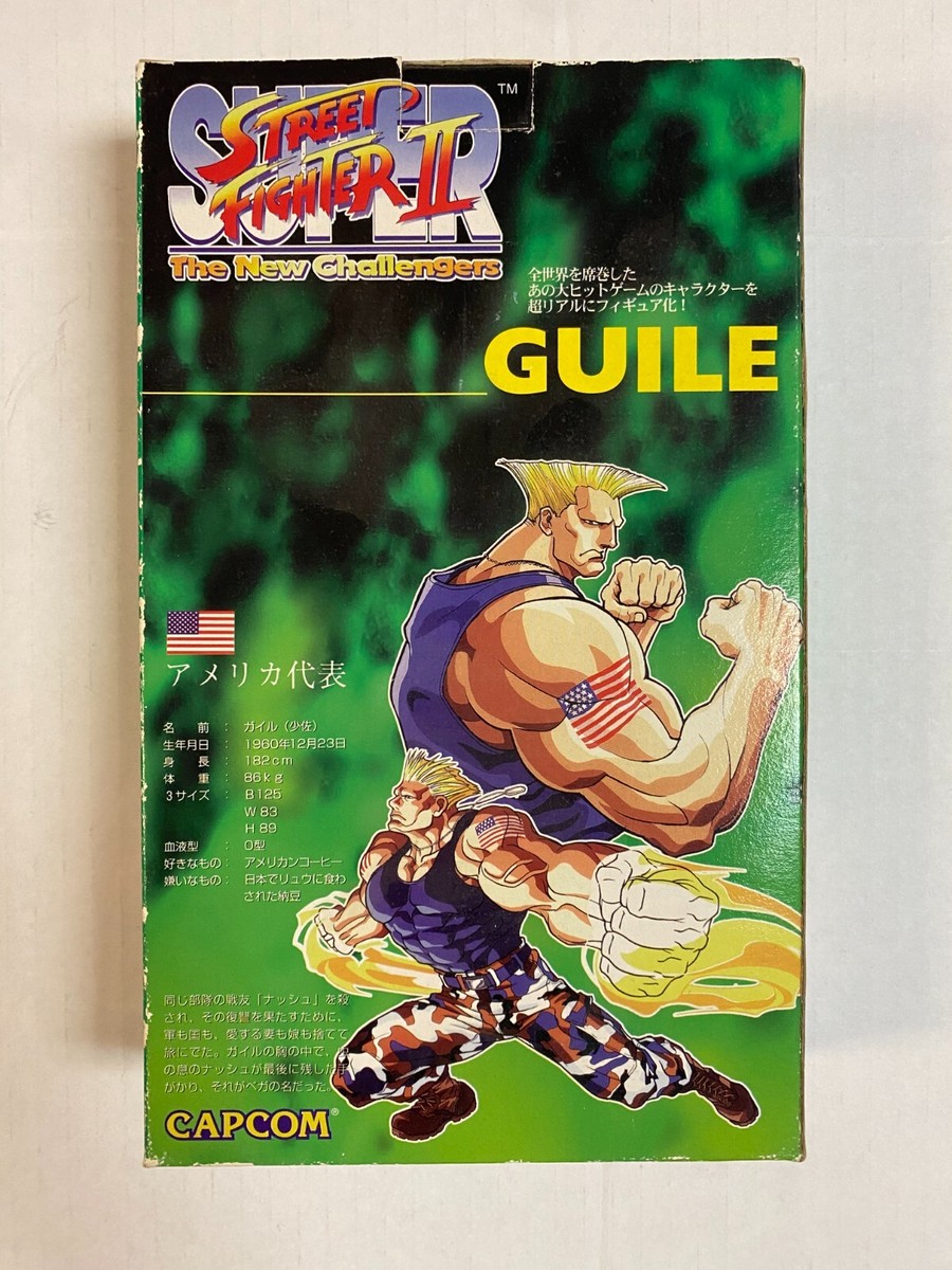 Capcom Super Street Fighter 2 Guile Figure Doll 1995 The New