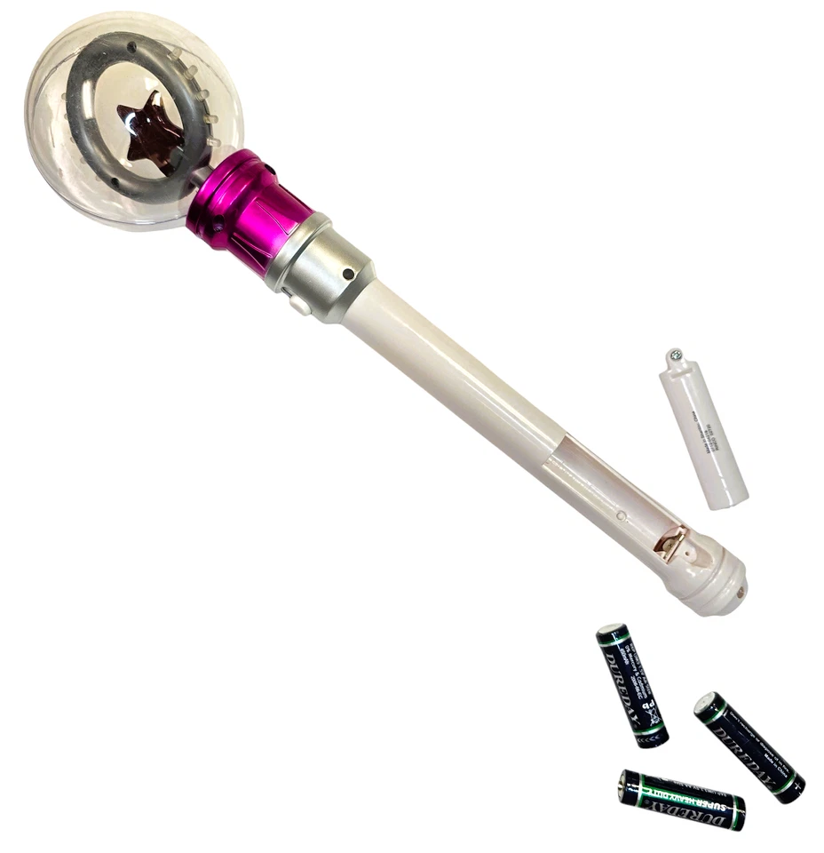 LED Light-Up Spinning Star Magic Ball Wand (13.5") - Image 3 of 4