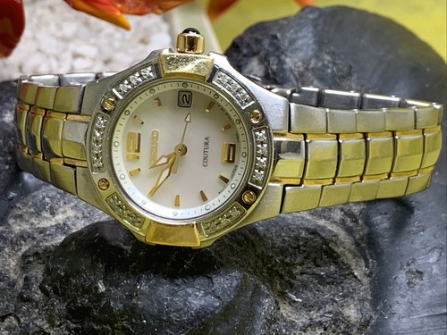 Seiko Coutura 100m Two Tone Ladies 