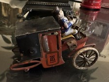RARE ANTIQUE TIN TOY WITH DRIVER DRGM MARKE MADE IN GERMANY