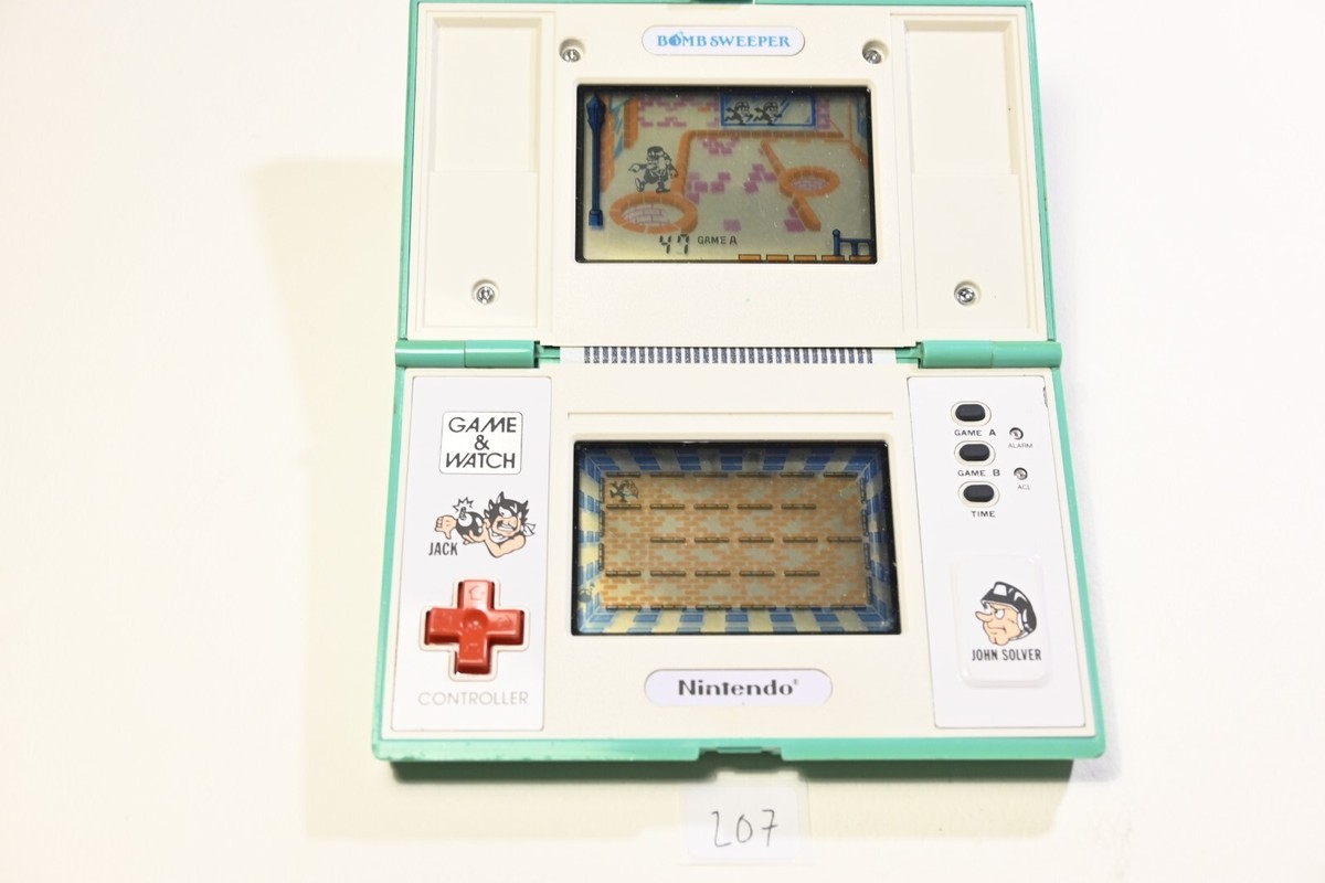 Vintage Nintendo Game And Watch Bomb Sweeper handheld electronic