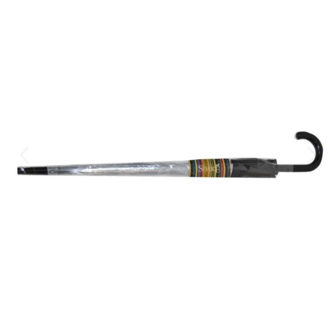 Clear Dome Umbrella Strong Sturdy PVC Walking Stick Style Stylish Unisex Design eBay