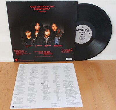 METALLICA Kill Em All LP (Blackened BLCKND003R-1, 2016