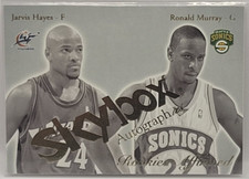 03-04 Skybox Autographics Rookies Affirmed Jarvis Hayes/Ronald Murray