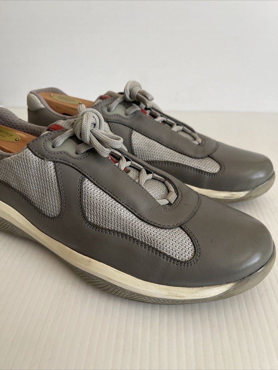 Prada America's Cup Leather & Technical Fabric Sneakers
