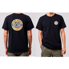 Sex Wax Fade (Logo in Color)-  Black Short Sleeve T-shirt - Legendary Mr Zogs