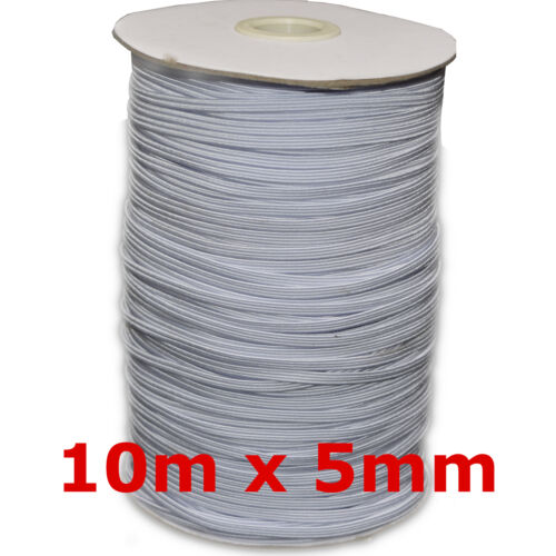 Gummiband Gummilitze 10m x 2,2mm – 10mm kochfest elastisch DIY Maske Öko Tex - Bild 10 von 20