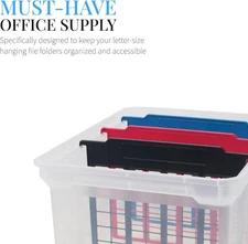 Advantus File and Folder Dividers, 3-Count, Red, Blue, and Black (50912)