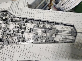 LEGO Star Wars 10221 Super Star Destroyer & Extra Minifigs & Falcon Manual As Is