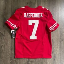 New 48 Colin Kaepernick San Francisco 49ers Nike Authentic On Field Elite Jersey
