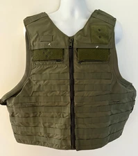 SAFARILAND Oregon City Armor Plate Carrier Front Open 2XL 2814-2614 Green Molle