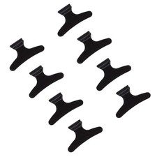 8 PCS Hair Clips Sectioning for Salon and Home Use Styling Black