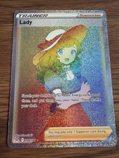 Pokemon Lady 208/196 Lost Origin Rainbow Secret Rare Full Art Holo NM on eBay