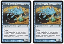 Chisei, Heart of Oceans x2 2x 2005 Betrayers of Kamigawa Blue Creature MTG NM A1
