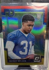 2017 Donruss Optic - Rookies Quincy Wilson #111 Red & Yellow Prizm (RC)