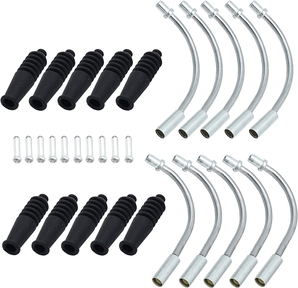 Bike V Brake Noodle Cable Guide Pipe Rubber Boots Bicycle Cycling 10 ...