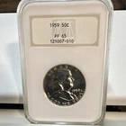 1959 Franklin Half Dollar 50C 90% Silver Proof NGC PF65 Type 1 Reverse OLD CAP