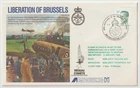 3/9/1984 Belgium Flown Cover - RAF (ES) 35 - Liberation of Brussels