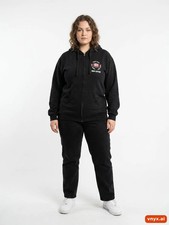 Vintage DELUX Hoodies  Dames  maat  L Zwart