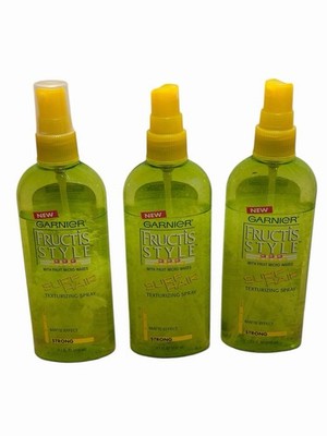 Garnier Fructis RARE Surf Hair Style Texture Spray Matte Effect Strong New 3 Lot