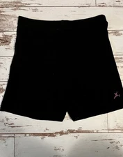 Capezio youth black jazz dance shorts Sz Large