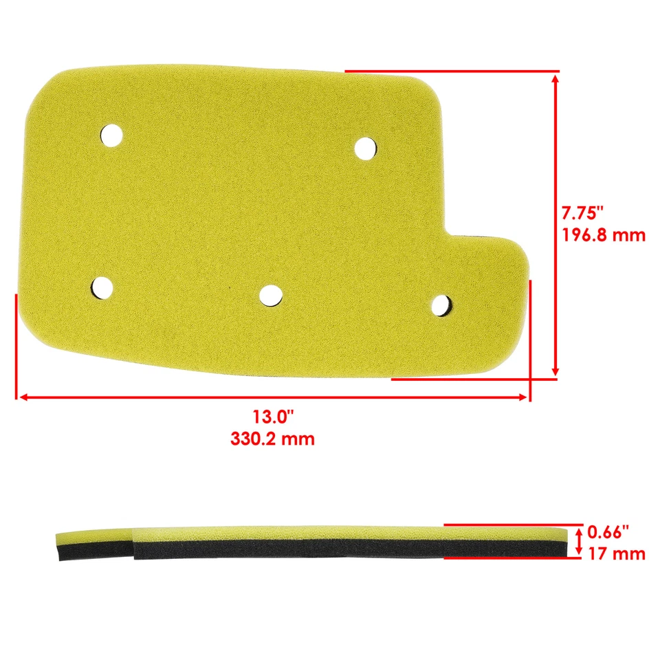 Воздушный фильтр для Arctic Cat 400 4x4 05-10 13-14 0470-663 0470-494 (не для DVX-VP) - Изображение 2 из 4