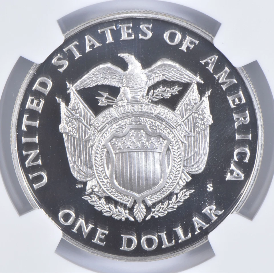 1994-S US Capitol Bicentennial Commemorative Silver Dollar PF70 NGC *0886 - Image 4 of 4