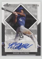 2016 Leaf Perfect Game National Showcase Black 38/50 Rashad Collymore Auto 0cz