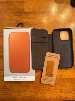 Nomad goods Modern Leather Folio iPhone 15 Pro | eBay Nomad goods Modern Leather Folio iPhone 15 Pro | eBay