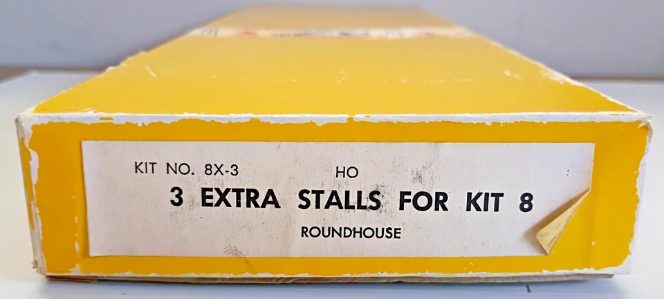 Vintage HO Scale Roundhouse & Stalls California Model Co Kits #8 + 8X-3 700-8243 - Image 3 of 4