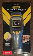 General Tools MM7 Pin Type Digital Moisture Meter for Water Damage Detection