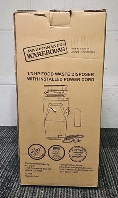 Maintenance Warehouse 113744 1/3HP Food Waste Disposer with