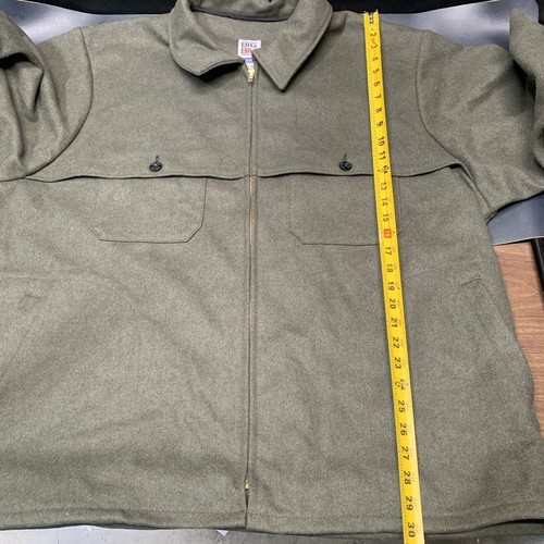 Big Bill Merino Wool Hunting Outdoor Jacket Mens Size 2XL 461MER Made In Canada - Picture 10 of 11