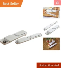 Compact 2-Piece Adjustable Spoon Set for Precise Measurements, Dishwasher Safe