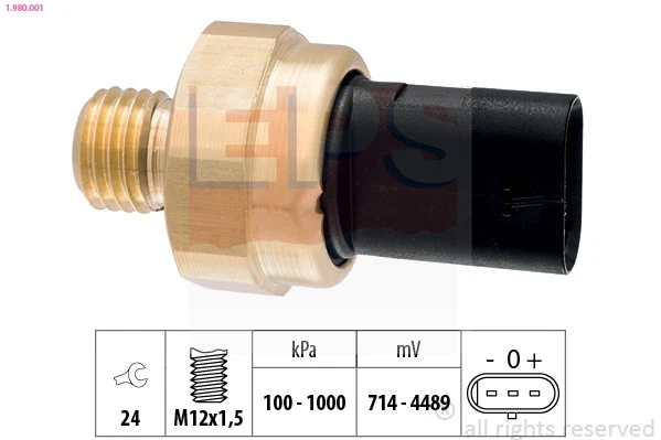 EPS 1.980.001 Sender Unit, oil pressure for BMW,CITROËN,DS,MINI,OPEL,PEUGEOT,VAU - Bild 3 von 3