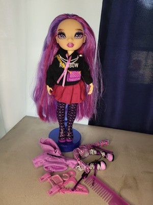 Rainbow High Emi Vanda Fashion Doll Series 3 Orchid Purple EUC
